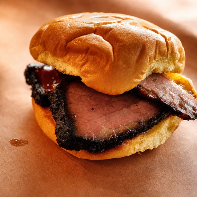 Brisket Sandwich.